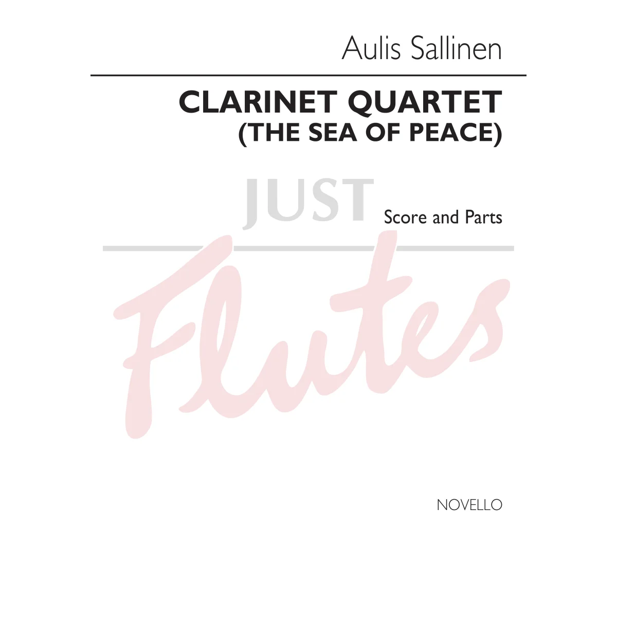 Clarinet Quartet (The Sea of Peace) for Four Clarinets