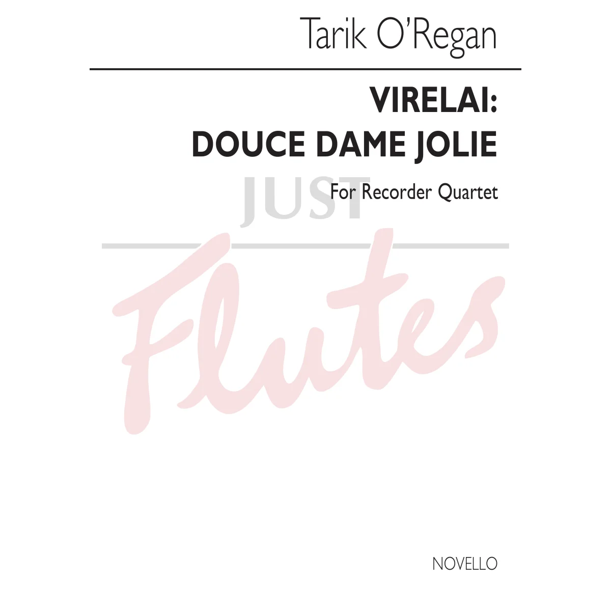 Virelai - Douce Dame Jolie for Recorder Quartet