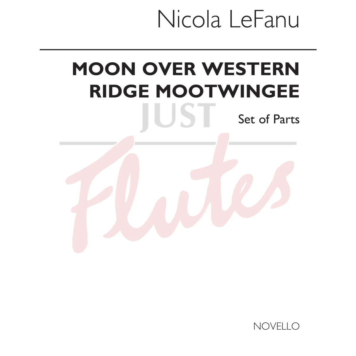 Moon Over Western Ridge for Saxophone Quartet