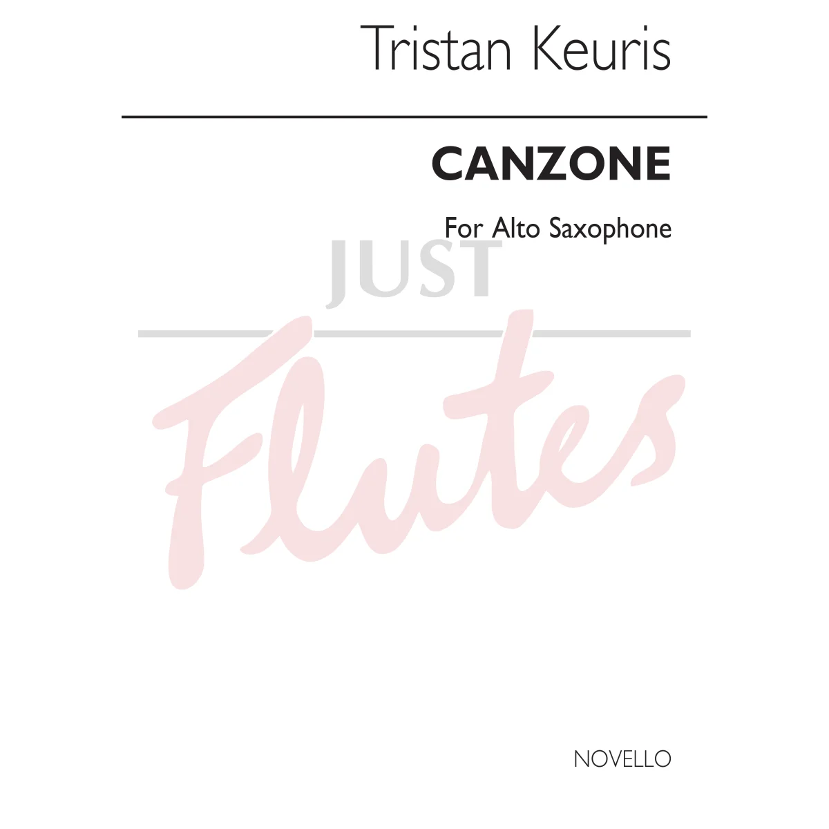 Canzone for Alto Saxophone