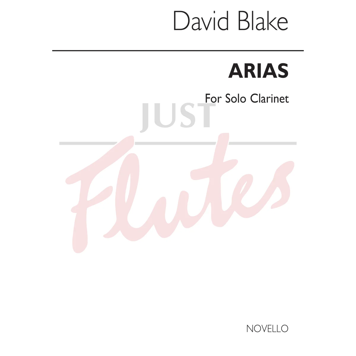 Arias for Solo Clarinet