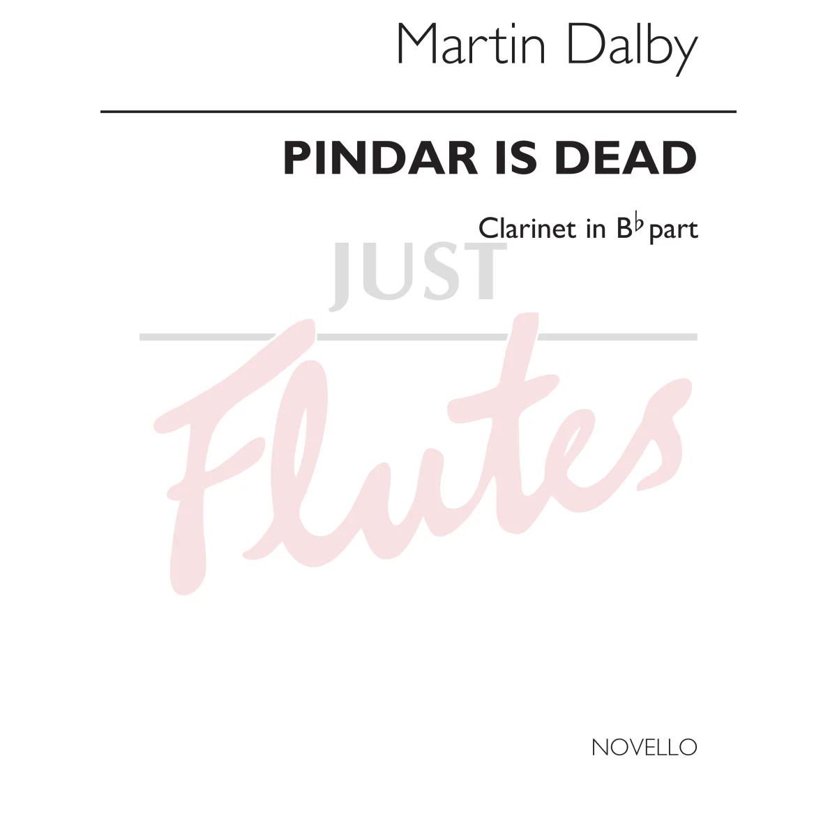 Pindar is Dead for Clarinet and Piano