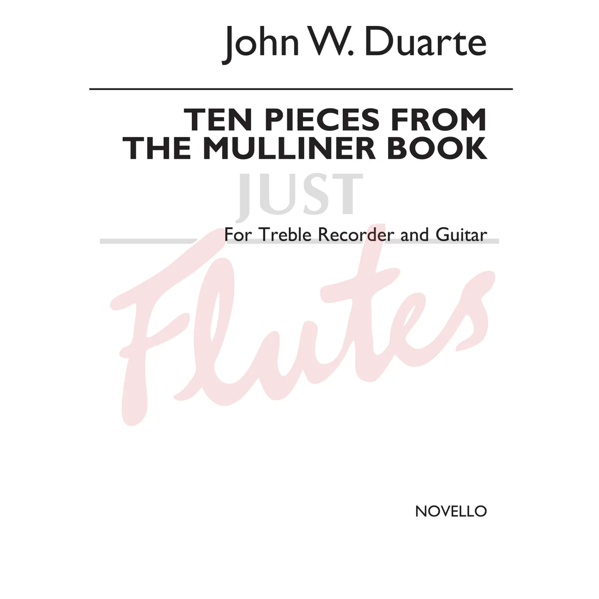 Ten Pieces from The Mulliner Book for Recorder and Guitar