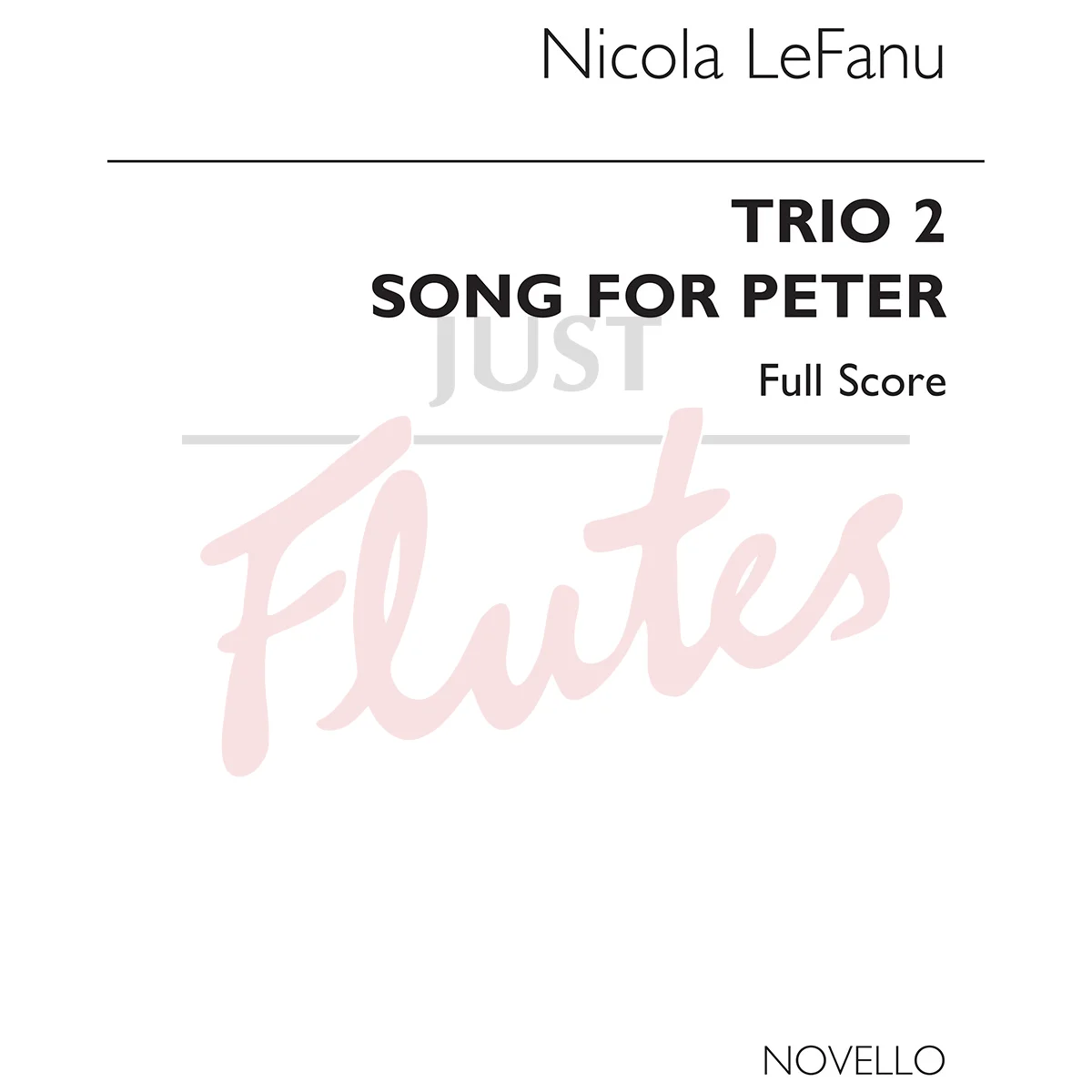 Trio 2 Song for Peter for Soprano, Clarinet and Cello