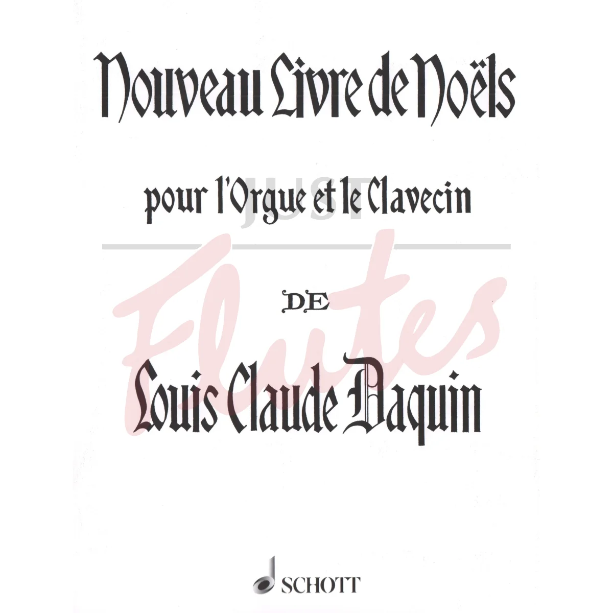 Nouveau Livre de Noëls (New Christmas Book) for Organ and Harpsichord