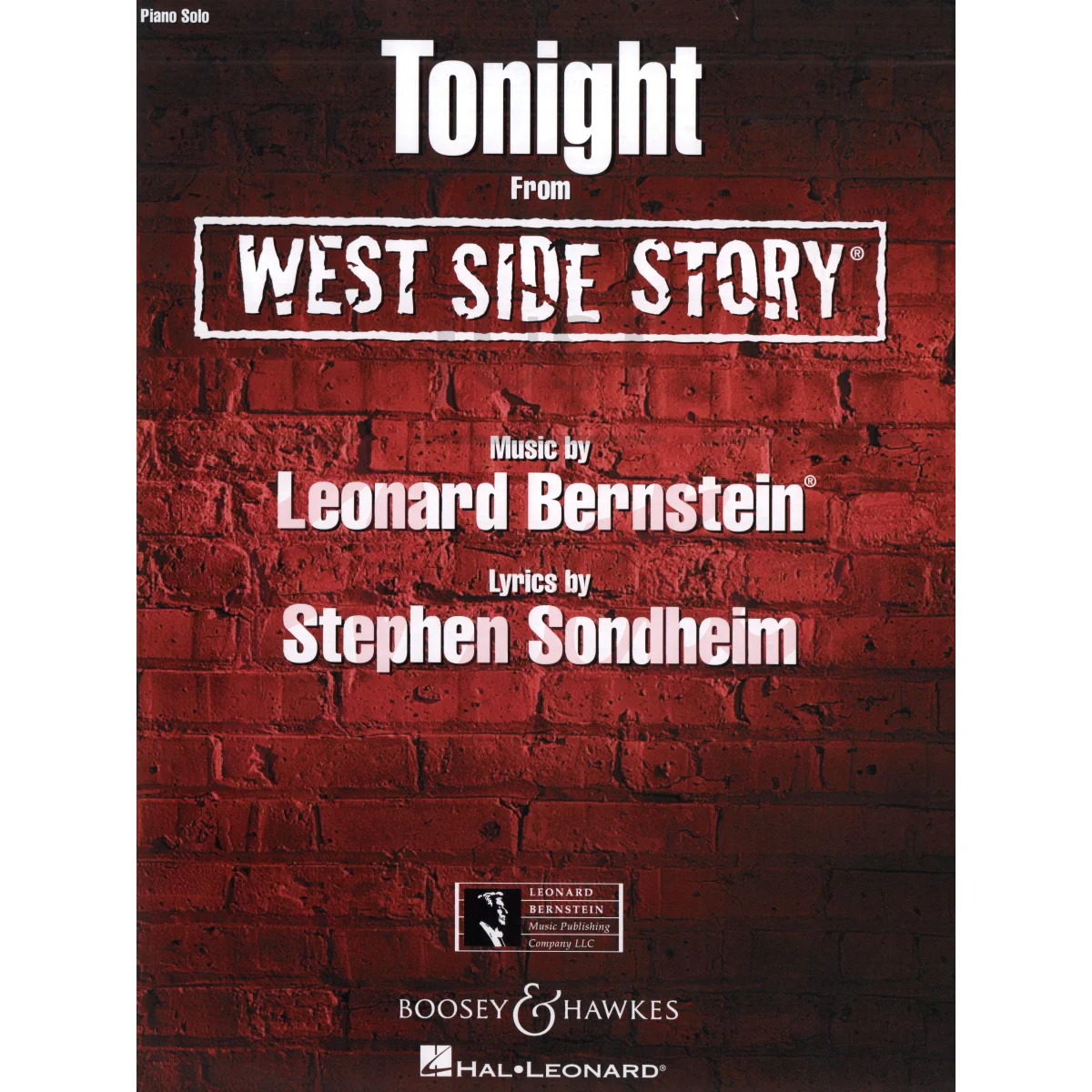 Tonight from West Side Story for Piano Solo