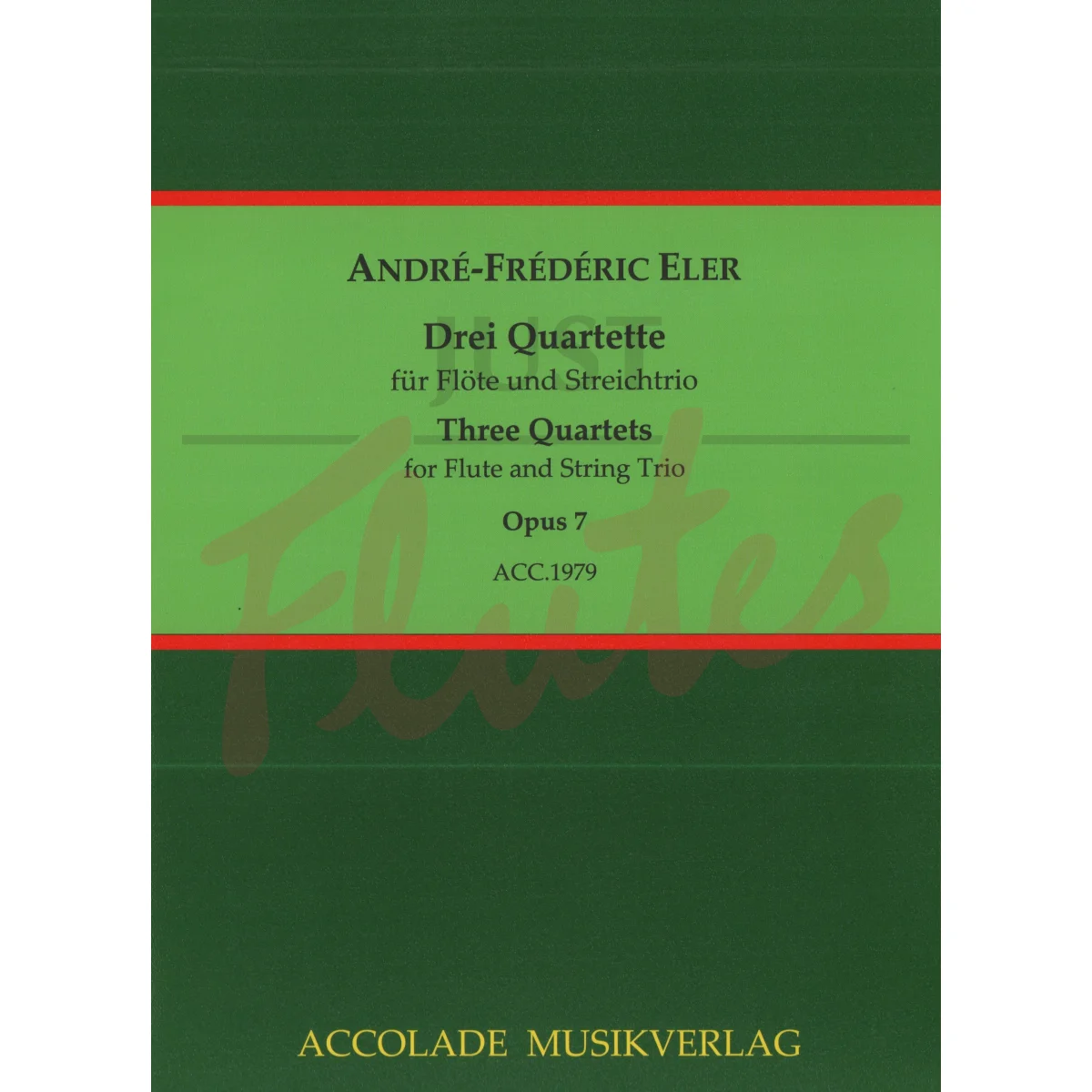 Three Quartets for Flute and String Trio