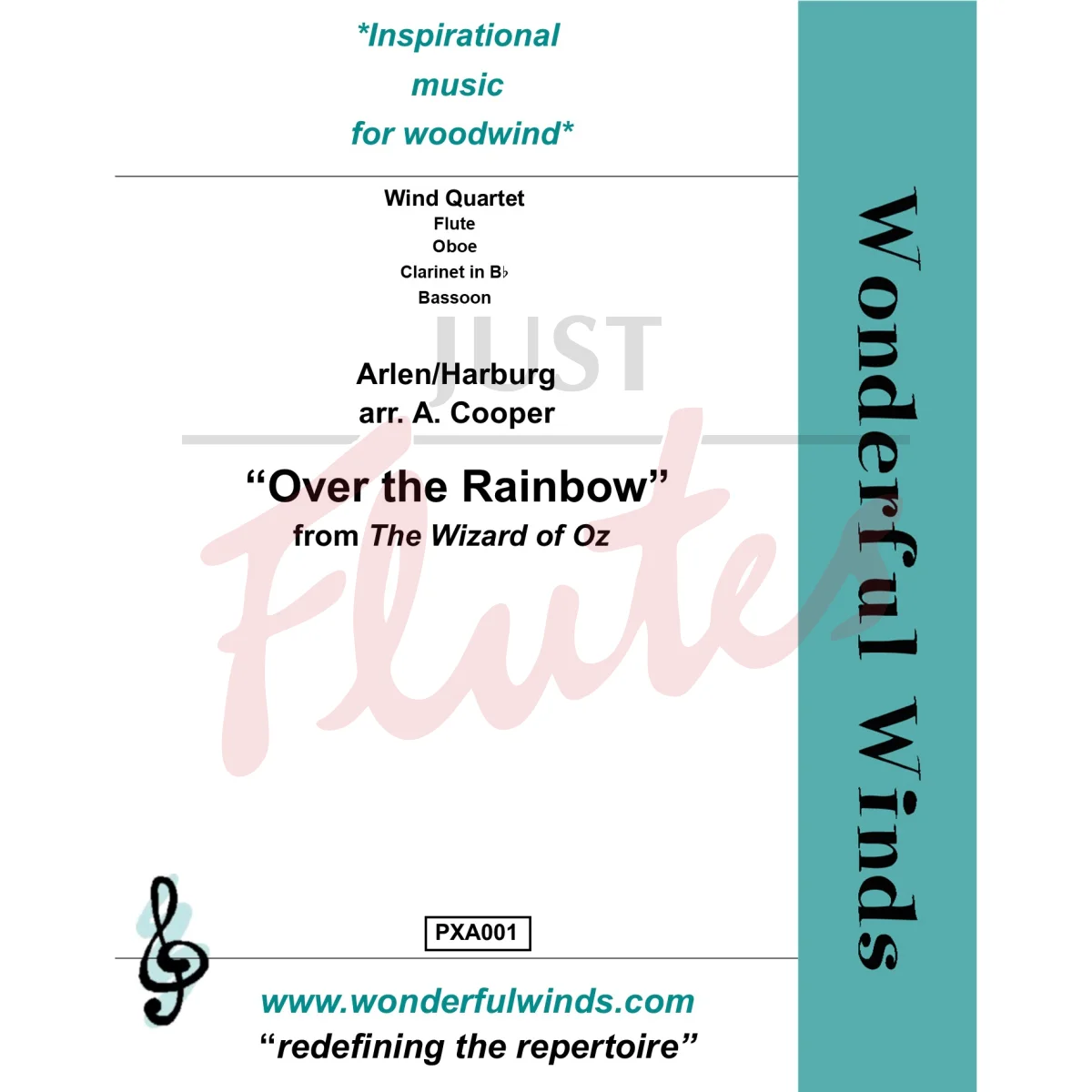 Over the Rainbow from &quot;The Wizard of Oz&quot; for Wind Quartet