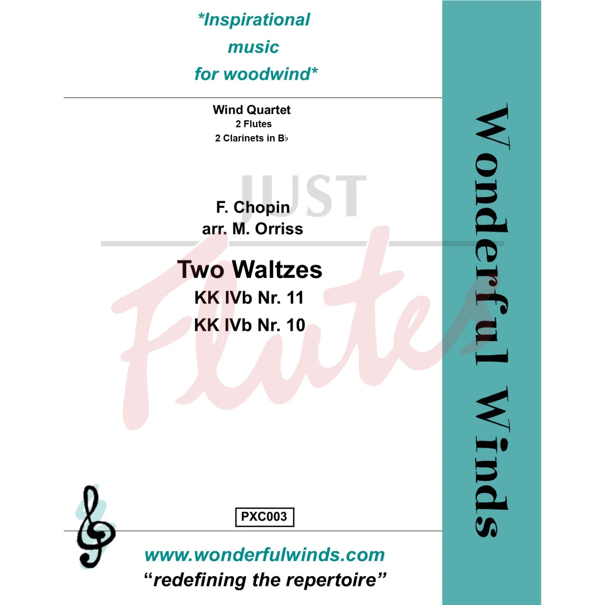 Two Waltzes for Two Flutes and Two Clarinets