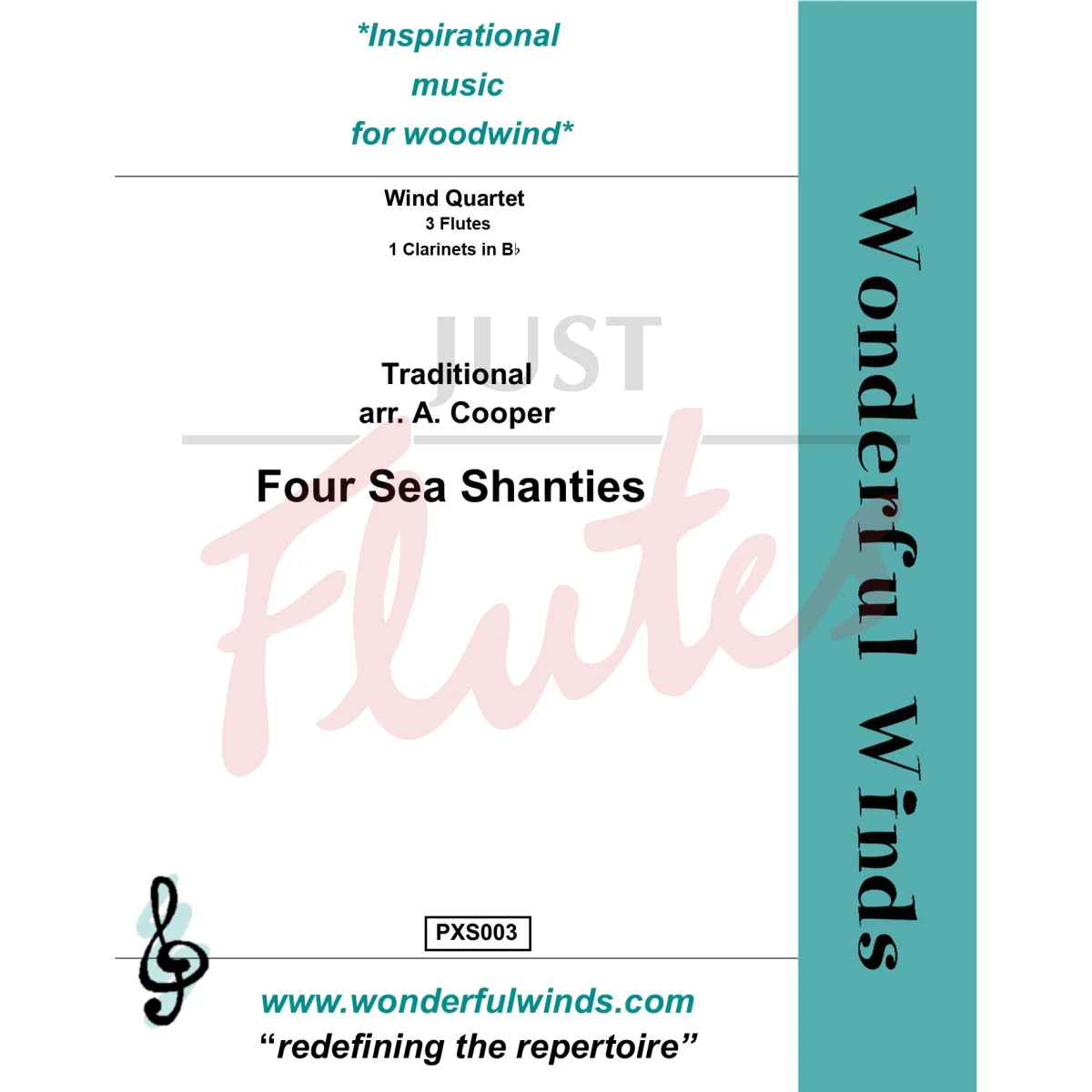 Four Sea Shanties for Three Flutes and Clarinet