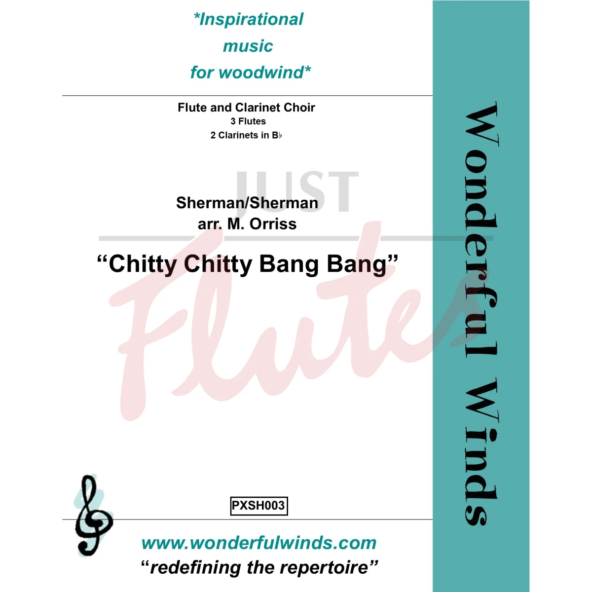 Chitty Chitty Bang Bang for Flute and Clarinet Choir