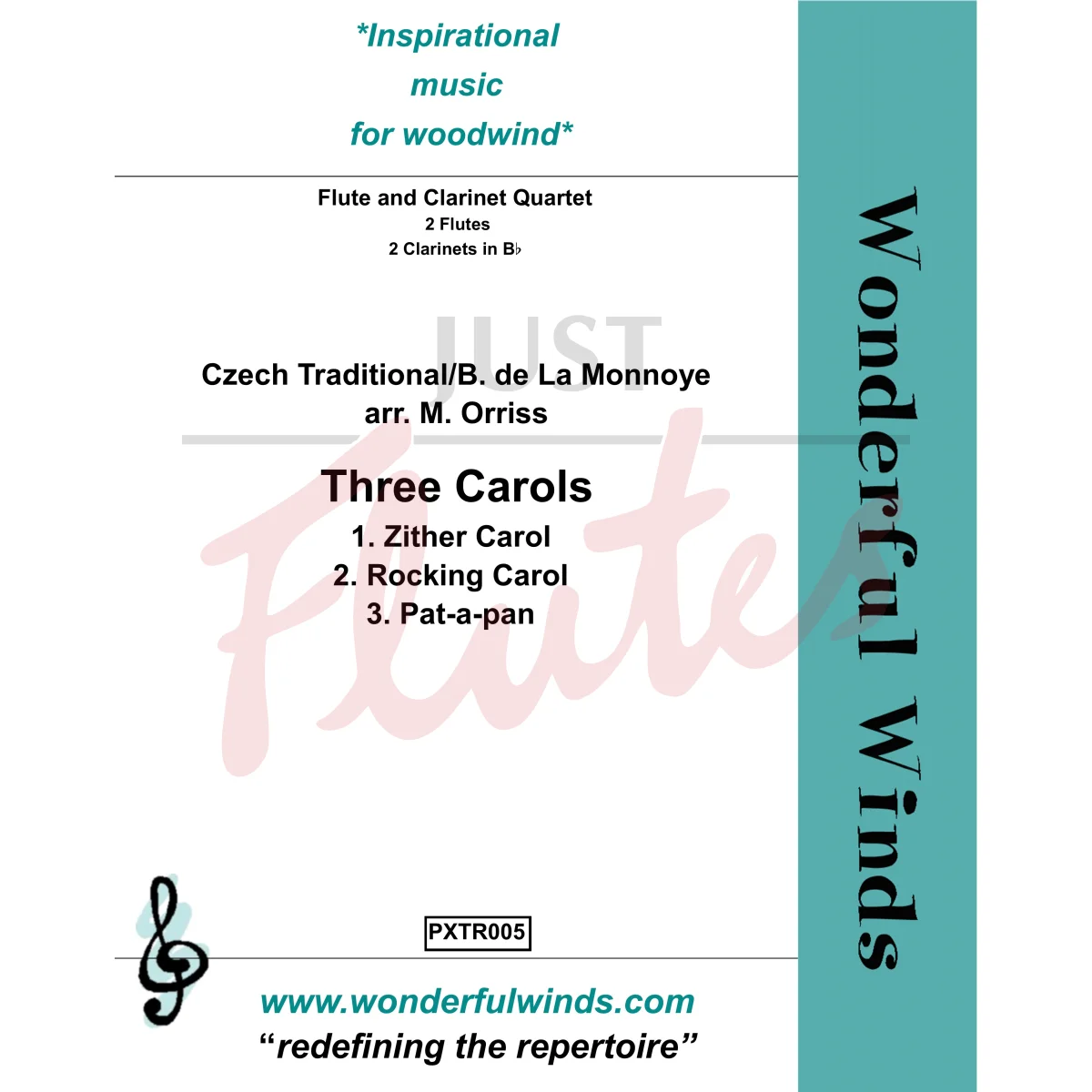 Three Carols for Two Flutes and Two Clarinets