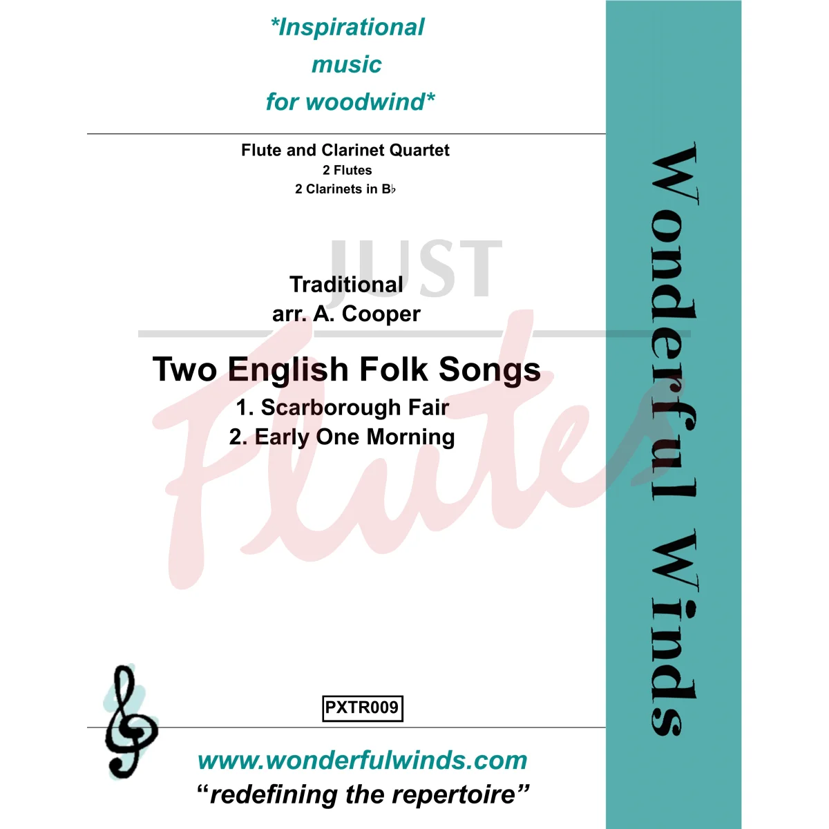 Two English Folk Songs for Two Flutes and Two Clarinets