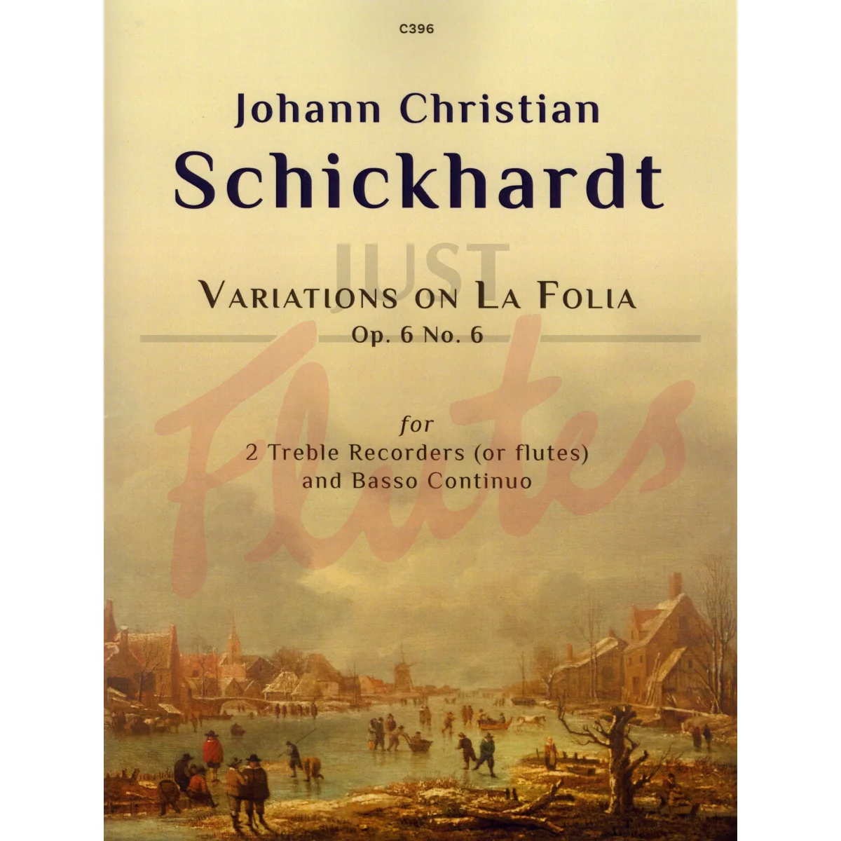 Variations on La Folia for Two Treble Recorders or Flutes and Continuo