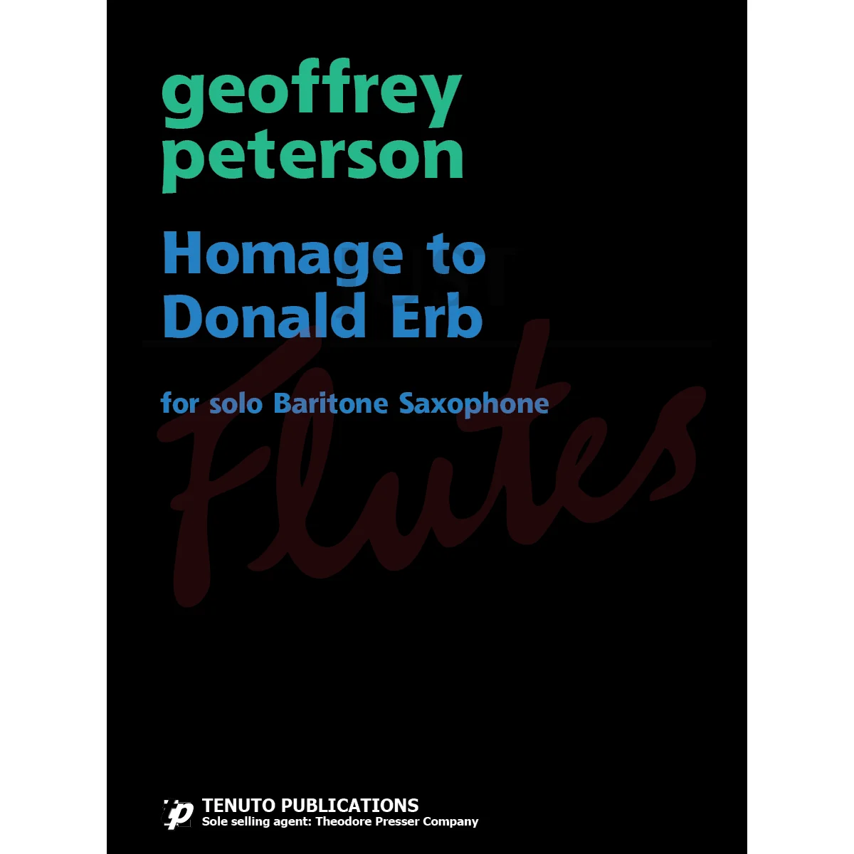 Homage to Donald Erb for Baritone Saxophone