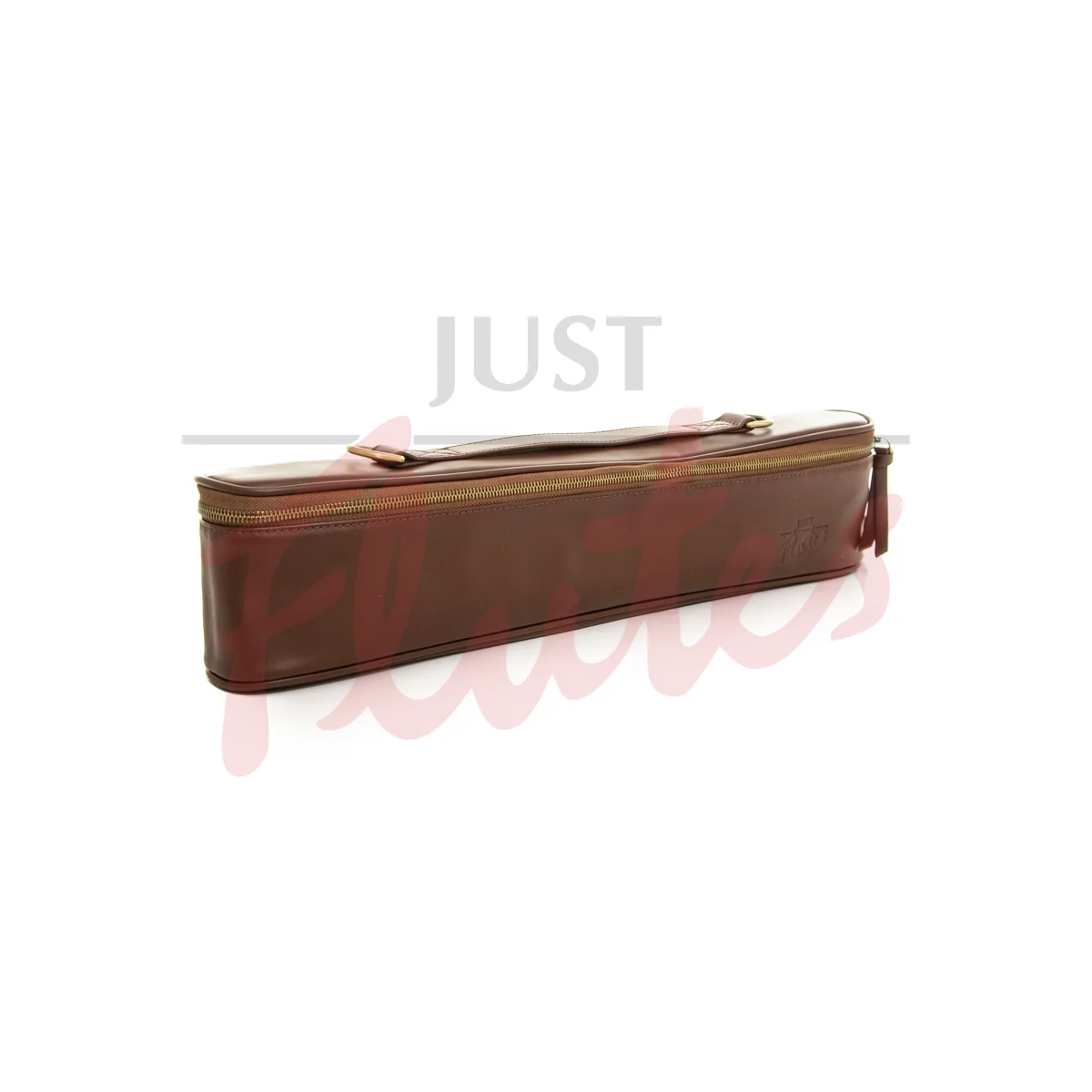 Just Flutes Vegan Leather Flute Case Cover, Brown