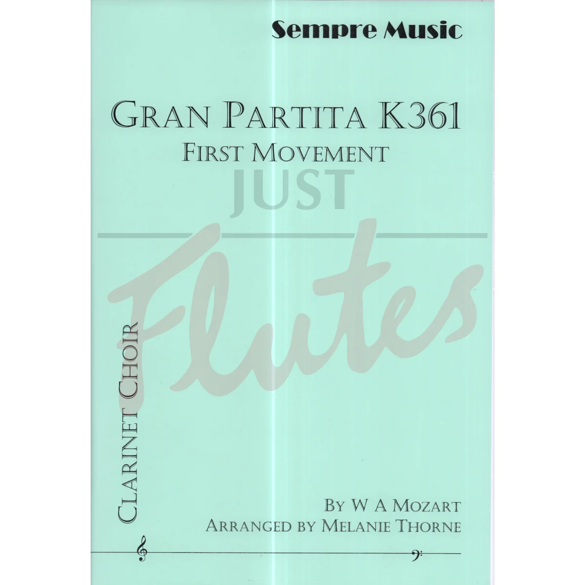 First Movement from &quot;Gran Partita&quot; for Clarinet Choir