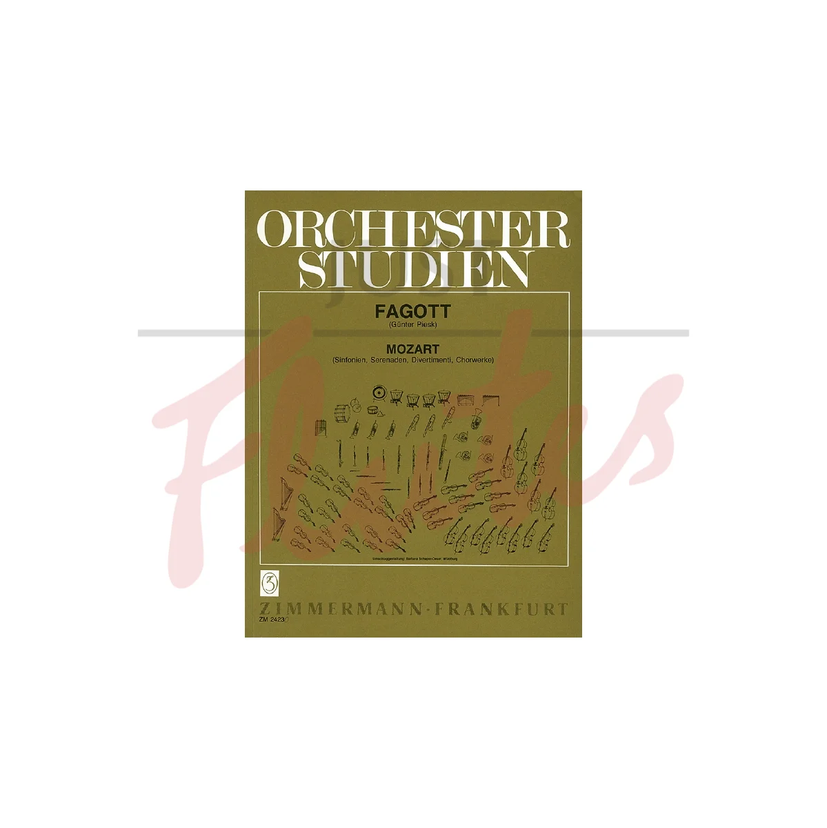 Orchestra Studies for Bassoon - Mozart Symphonies, Serenades, Divertimenti, Choral Works