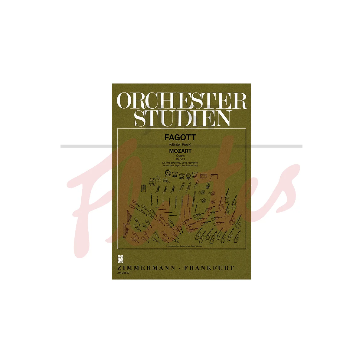 Orchestra Studies for Bassoon - Mozart Operas Vol.1