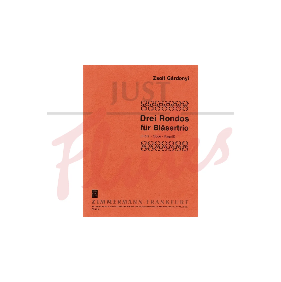 Three Rondos for Flute, Oboe and Bassoon