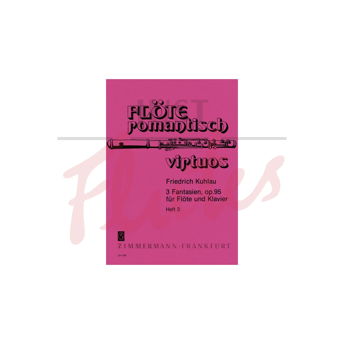 Three Fantasies for Flute and Piano, Vol.3