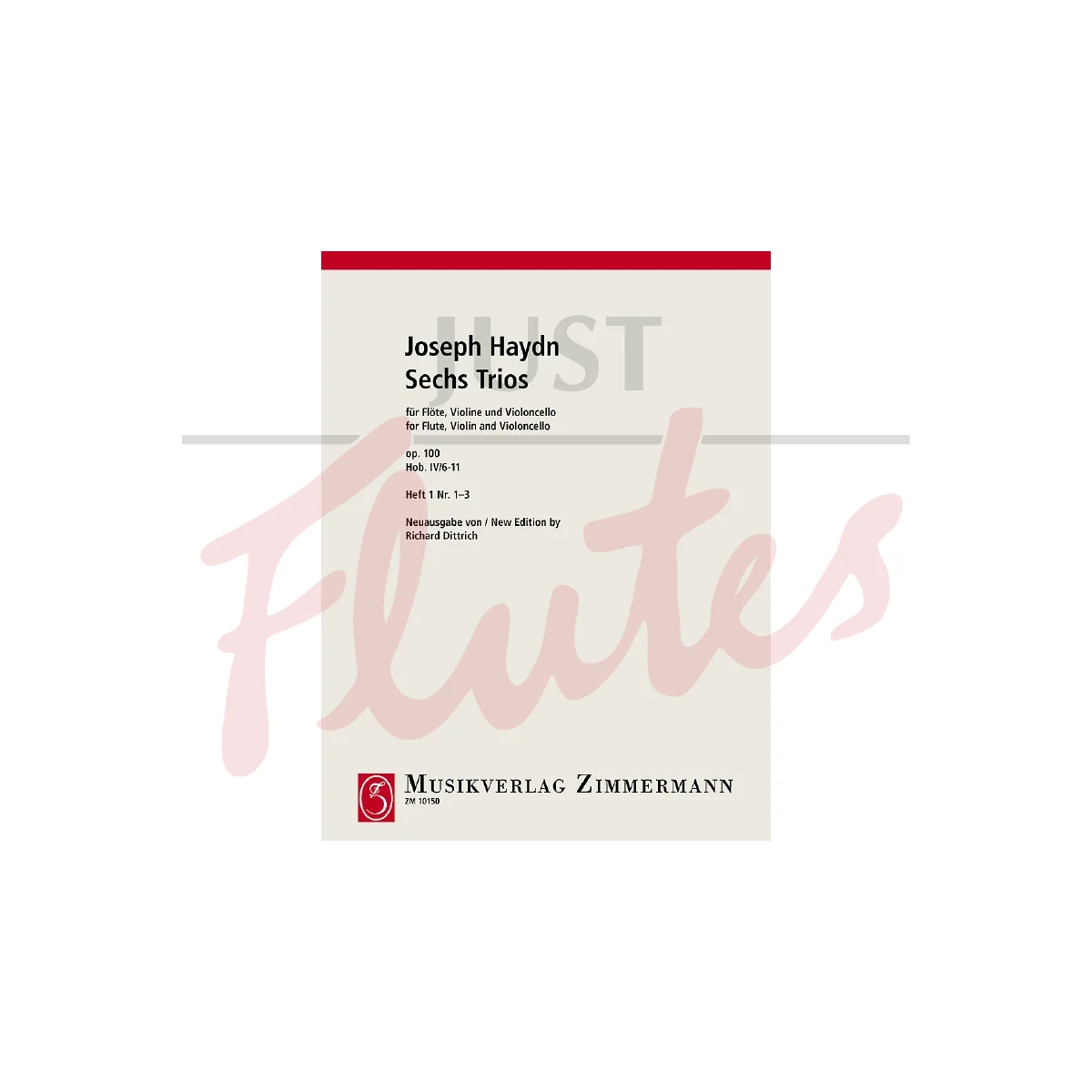 Six Trios for Flute, Violin and Cello, Book 1 No.1-3