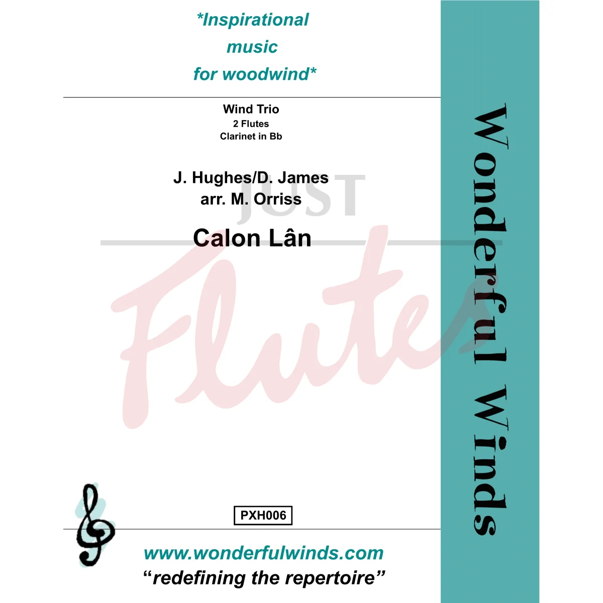 Calon Lân for Two Flutes and Clarinet
