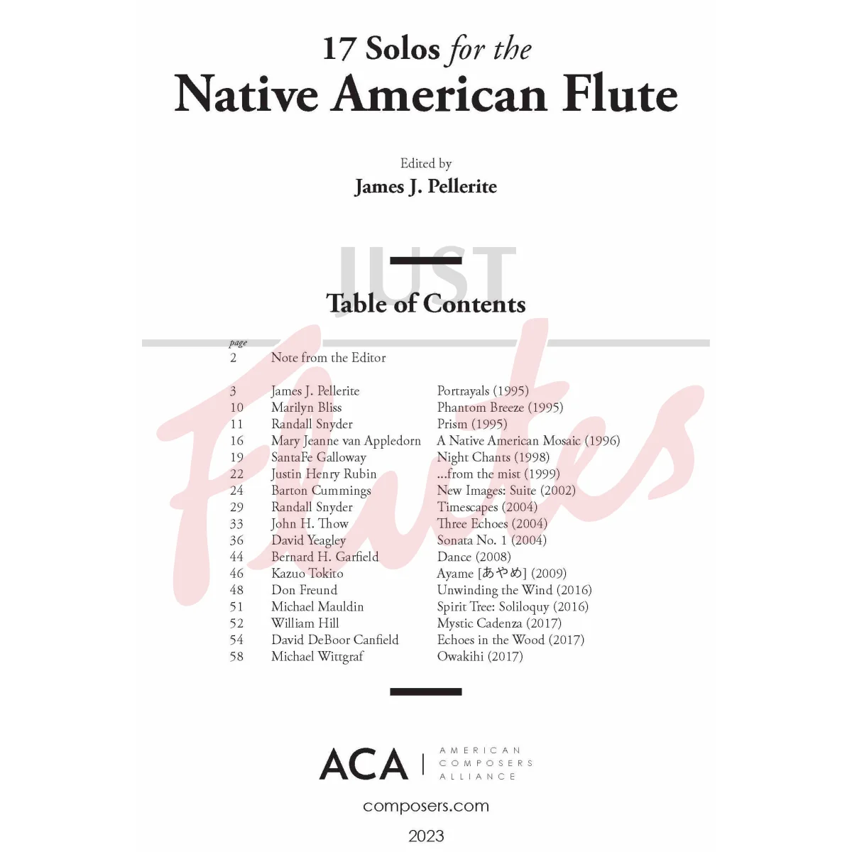17 Solos for the Native American Flute