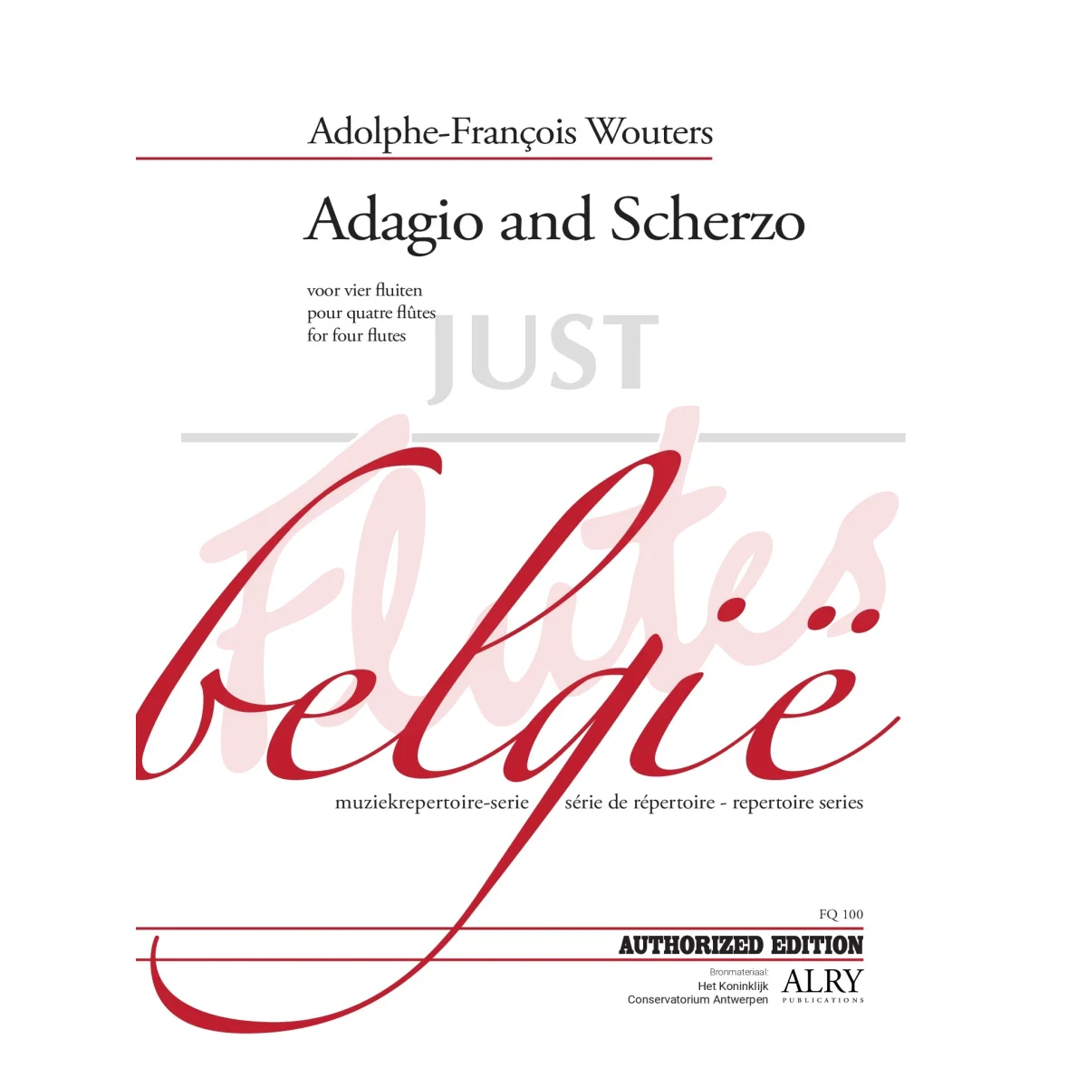 Adagio and Scherzo for Flute Quartet