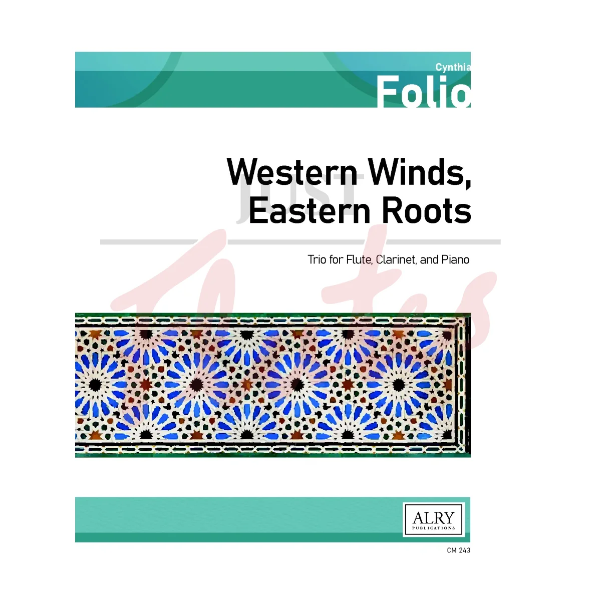 Western Winds, Eastern Roots: Trio for Flute, Clarinet and Piano