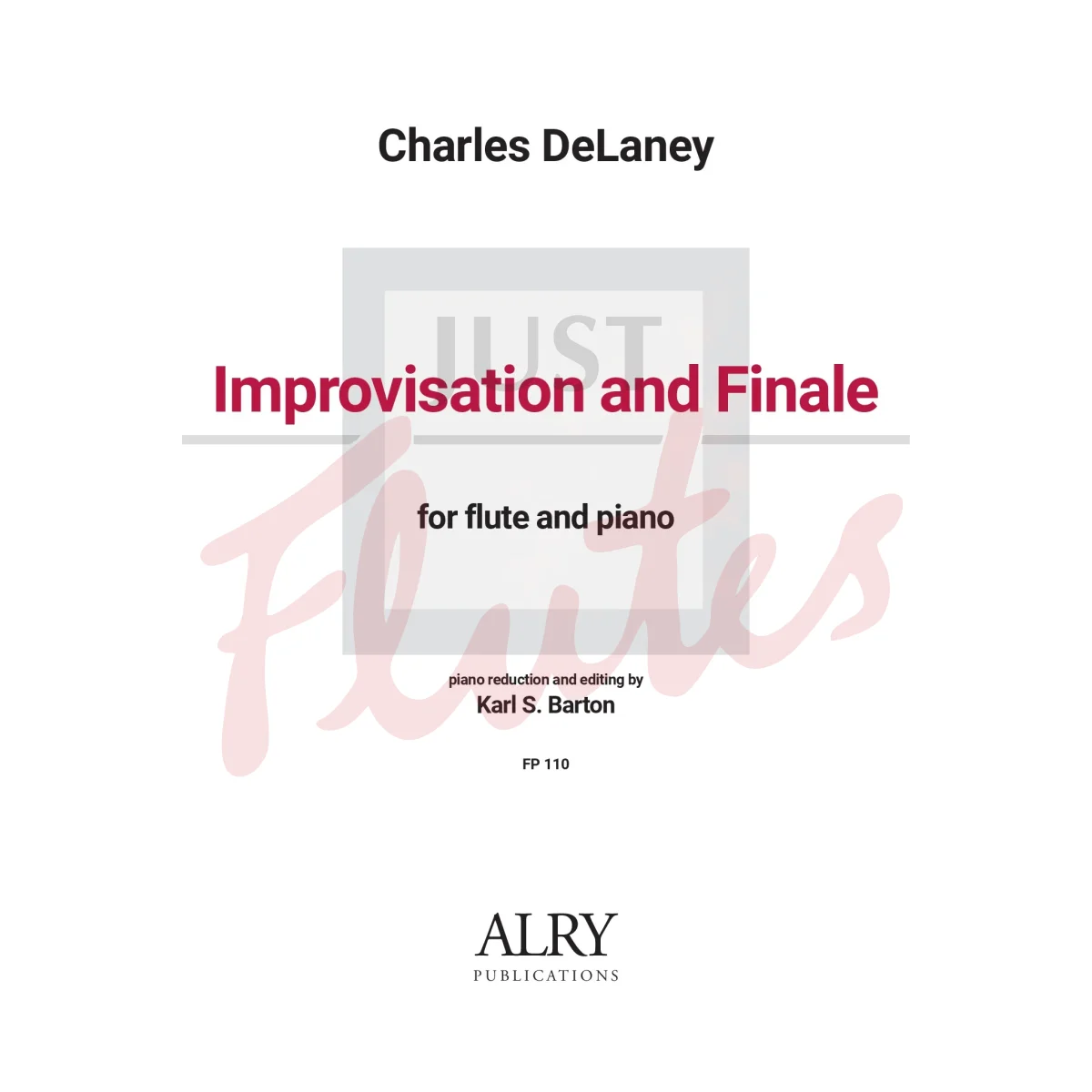 Improvisation and Finale for Flute and Piano