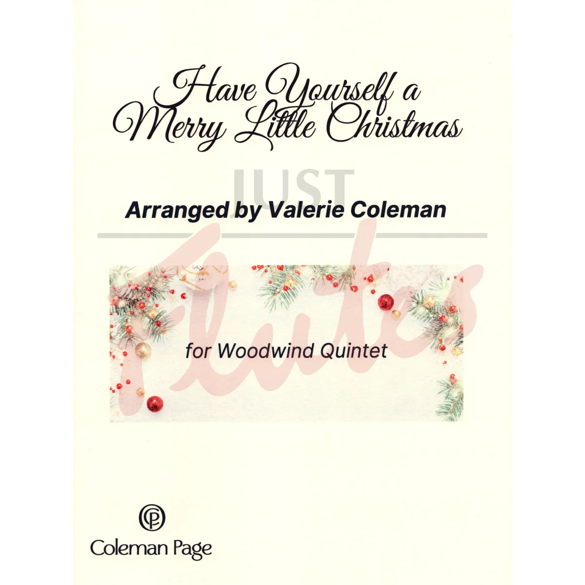 Have Yourself A Merry Little Christmas for Woodwind Quintet