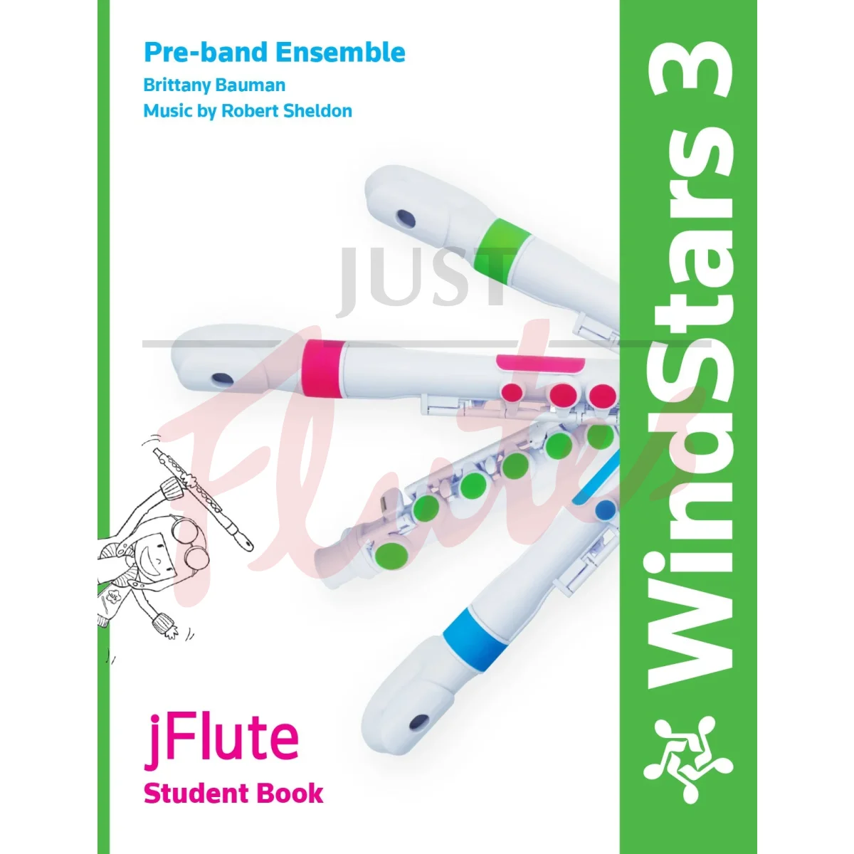 WindStars 3 for jFlute, Student Book