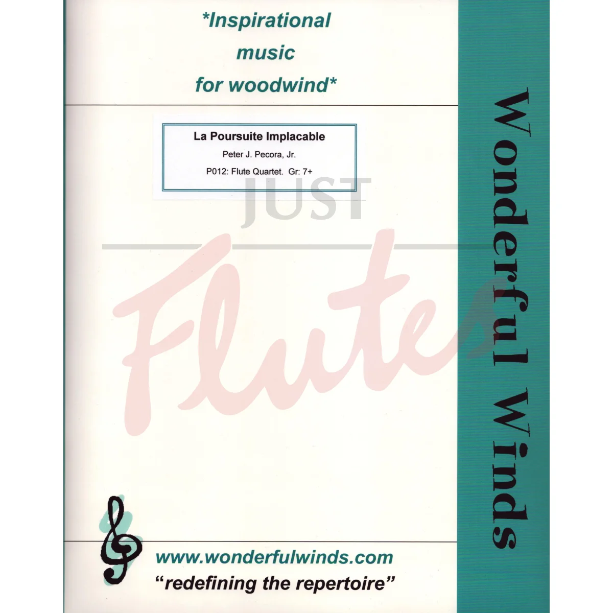 La Poursuite Implacable (The Relentless Pursuit) for Mixed Flute Quartet