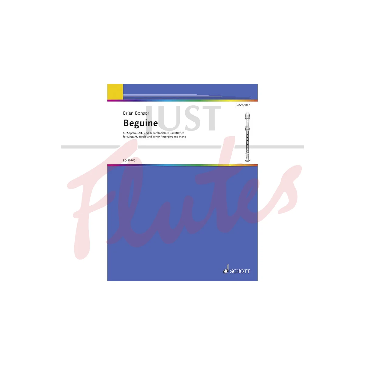 Beguine for Descant, Treble and Tenor Recorders and Piano