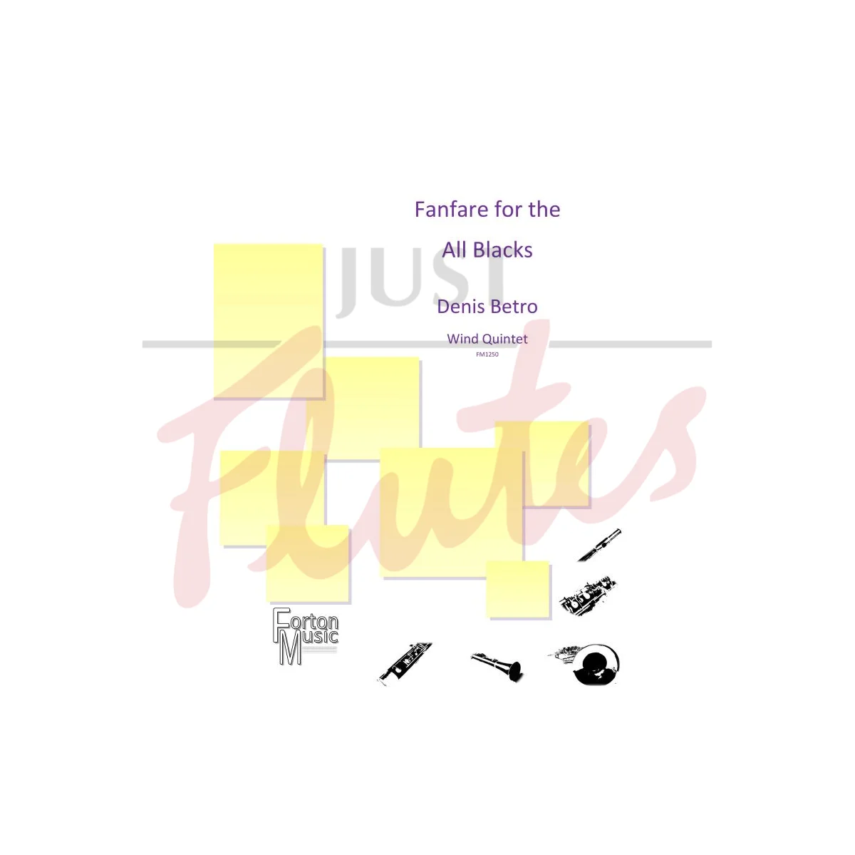 Fanfare for the All Blacks for Wind Quintet