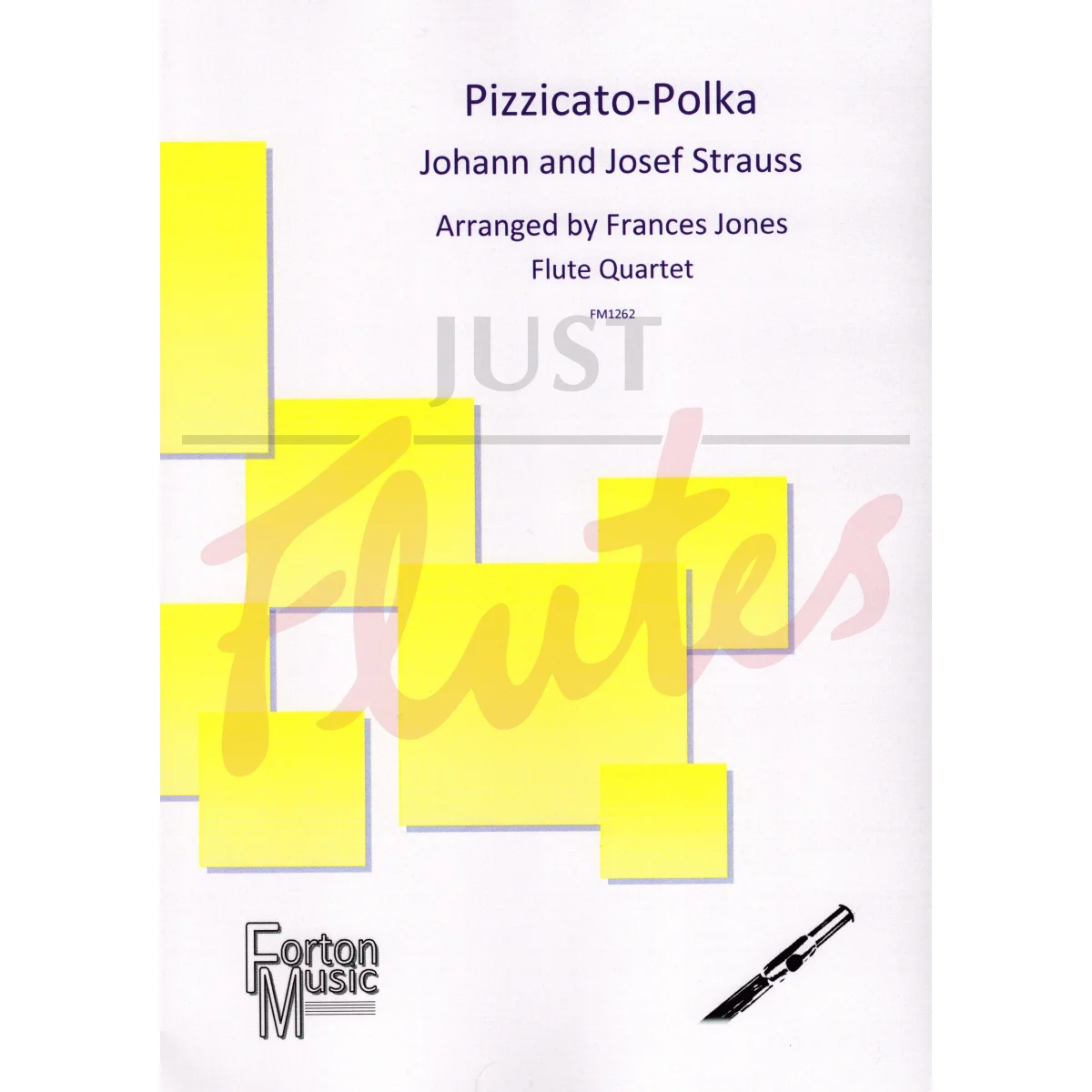 Pizzicato Polka for Mixed Flute Quartet