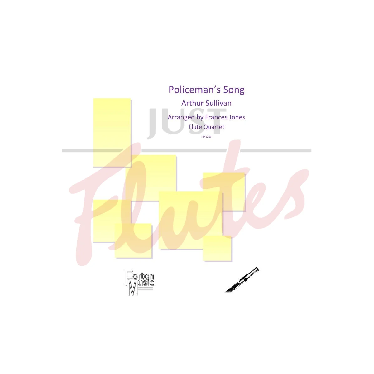 The Policeman&#039;s Song for Mixed Flute Quartet