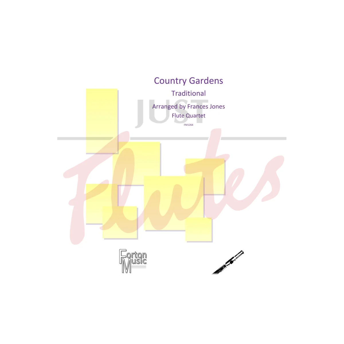 Country Gardens for Mixed Flute Quartet