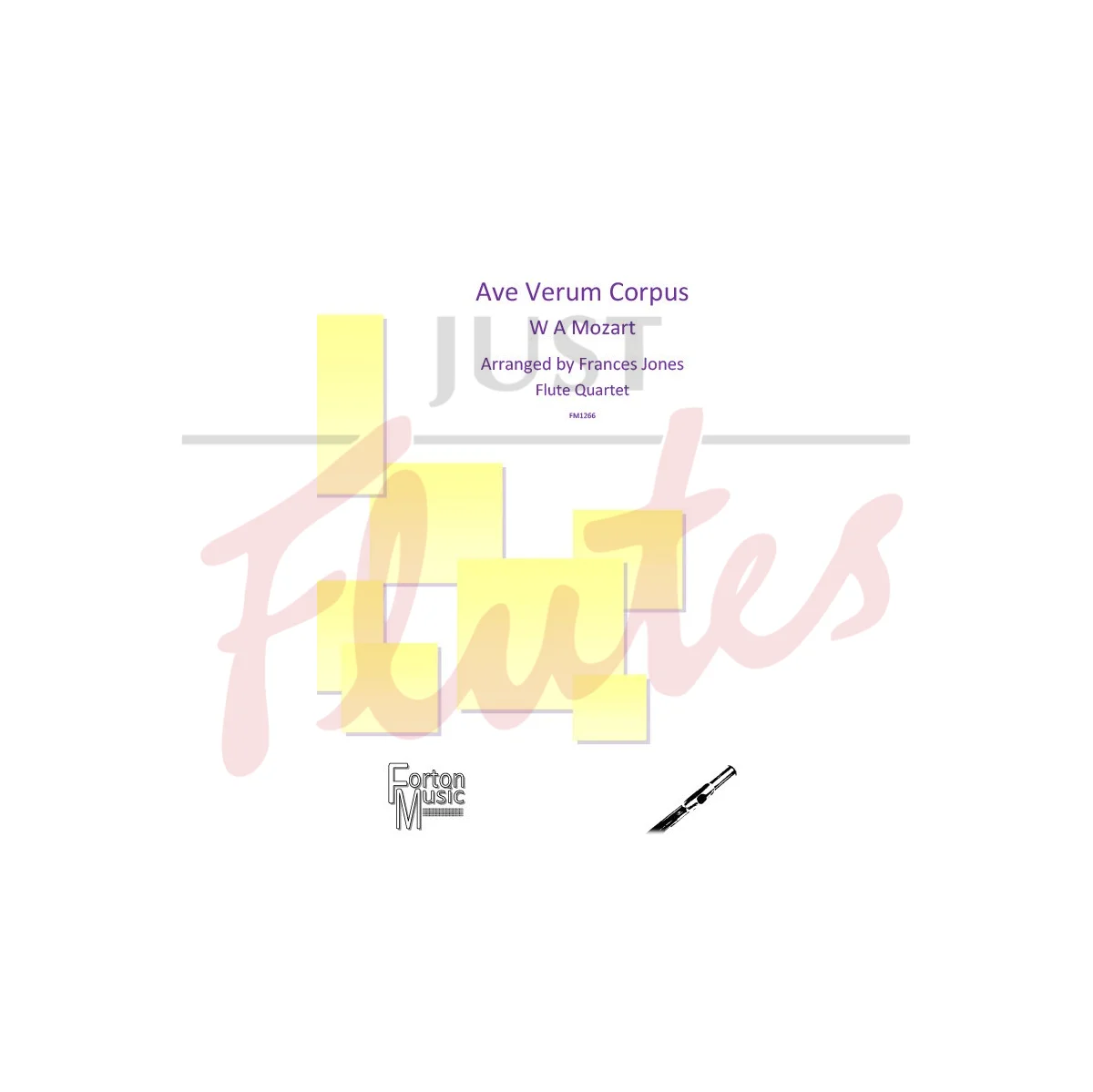 Ave Verum Corpus for Mixed Flute Quartet