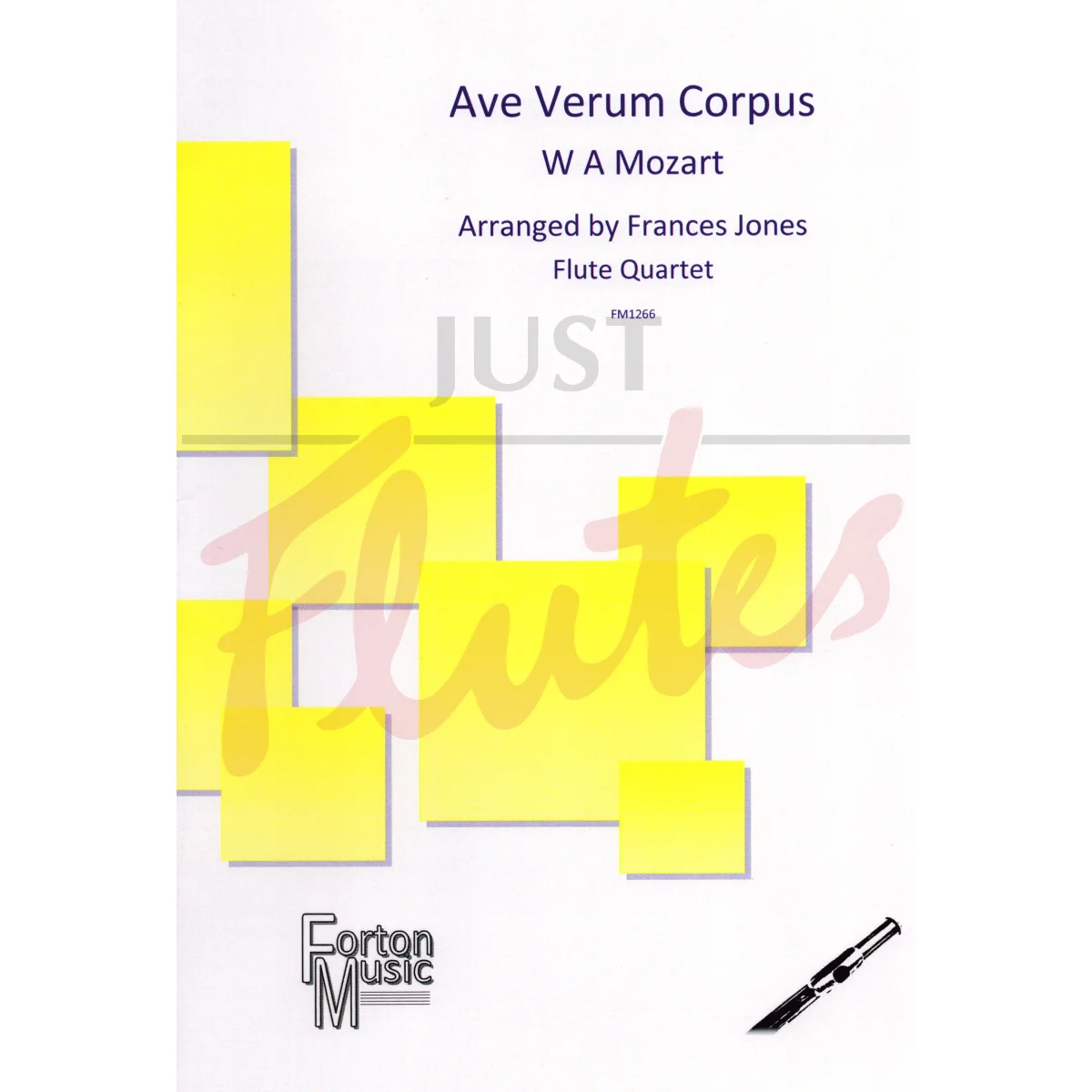 Ave Verum Corpus for Mixed Flute Quartet