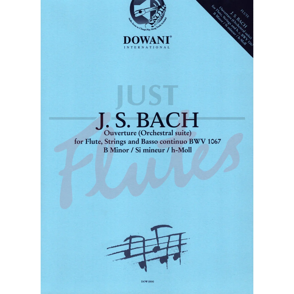 Overture (Orchestral Suite) in B minor for Flute and Piano