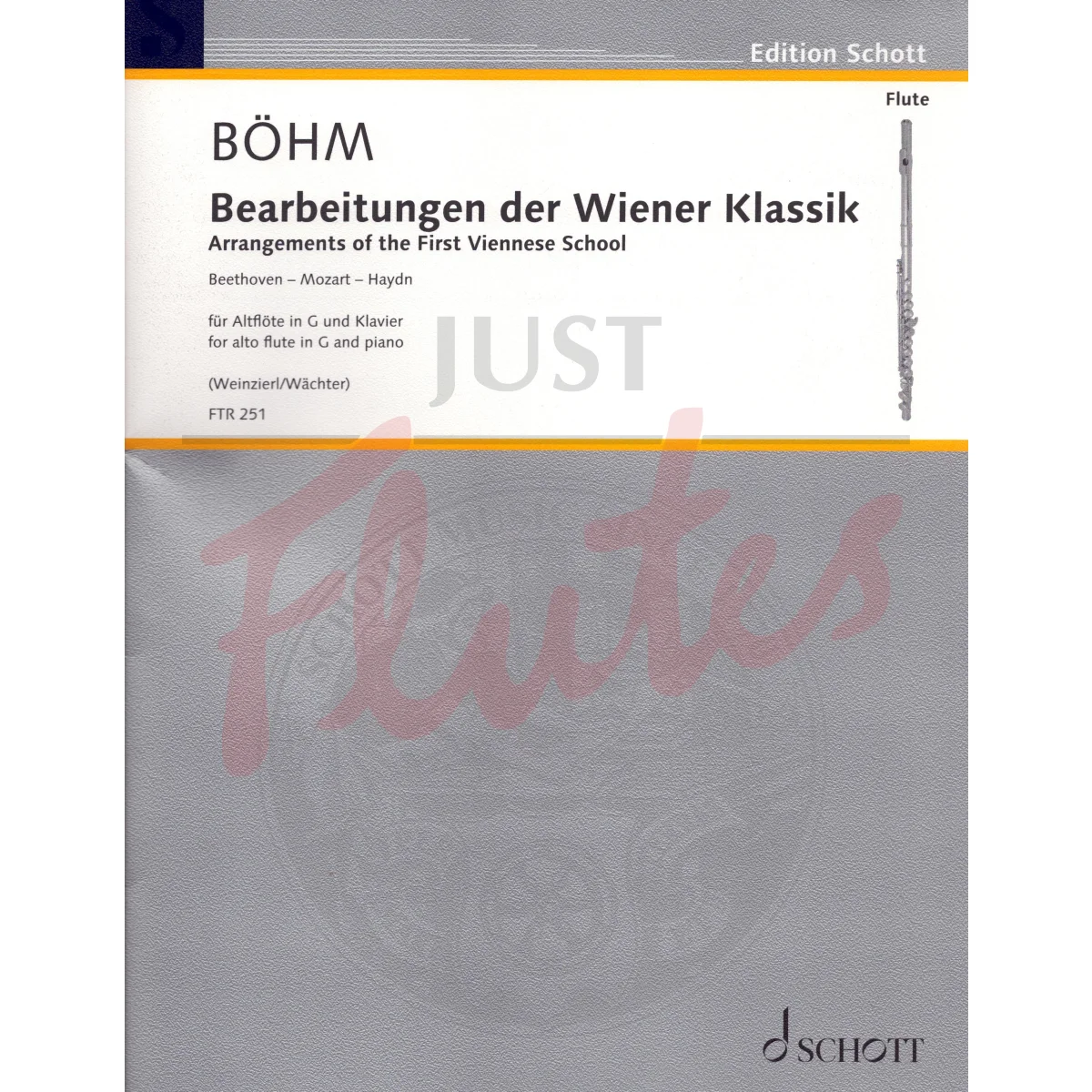 Arrangements of the First Viennese School for Alto Flute and Piano