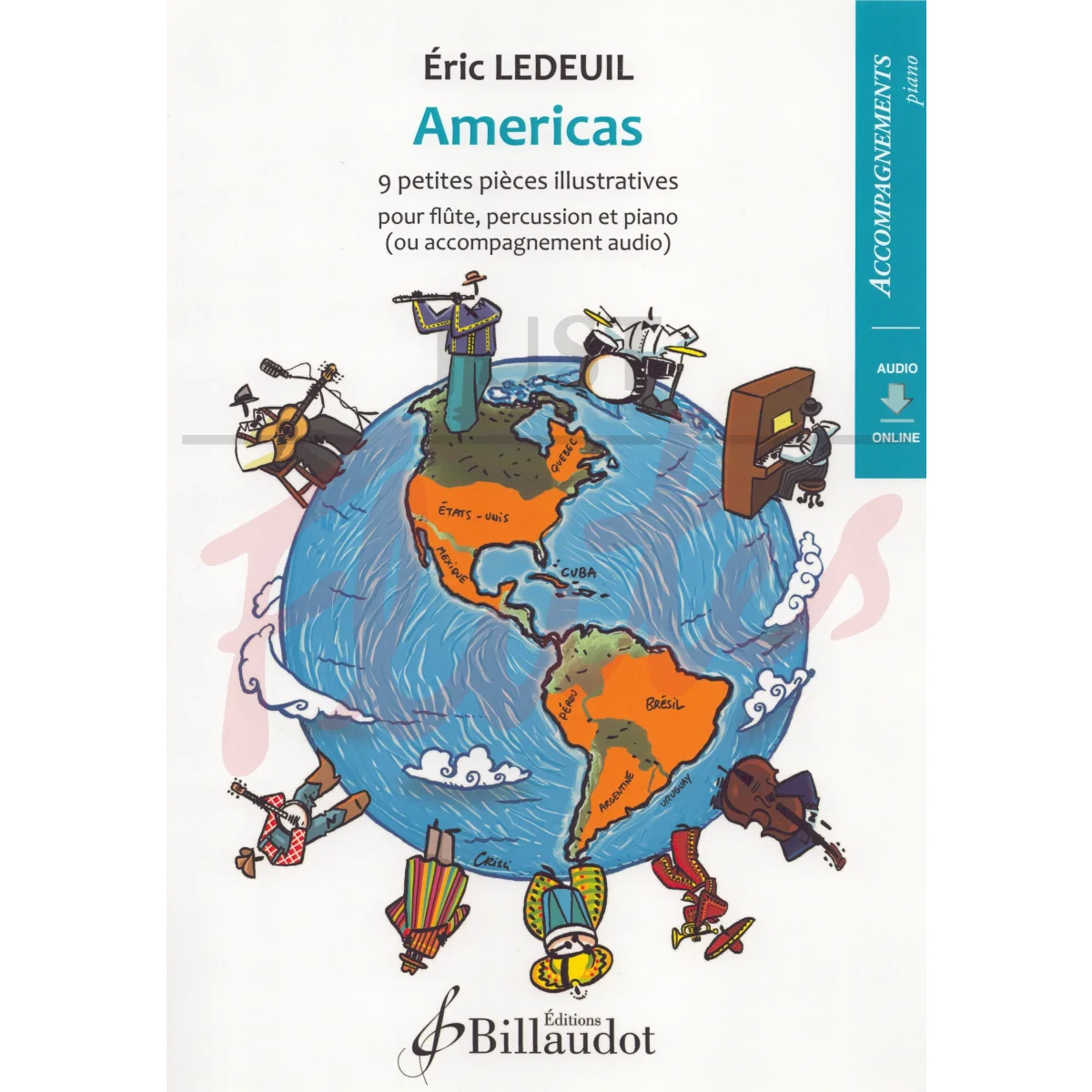 Americas for Flute and Percussion - Piano Accompaniment