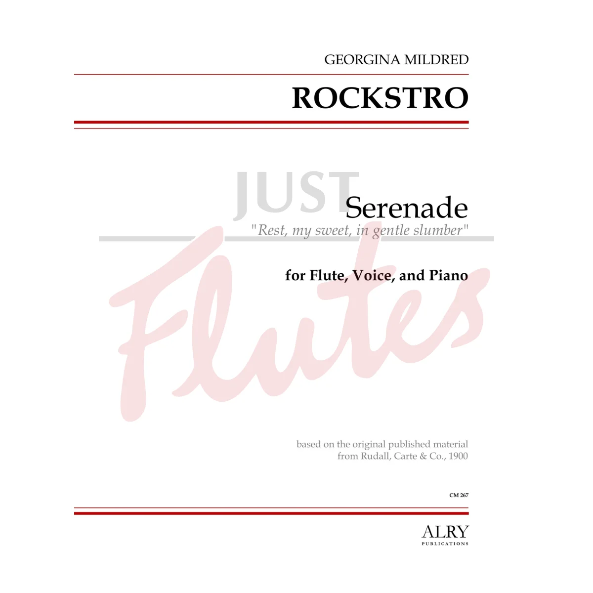 Serenade for Flute, Voice and Piano
