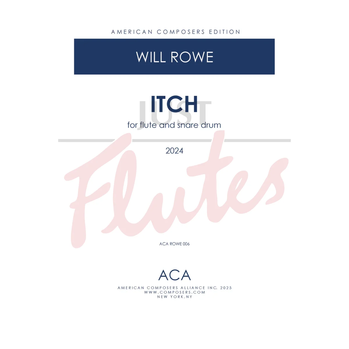 Itch for Flute and Snare Drum