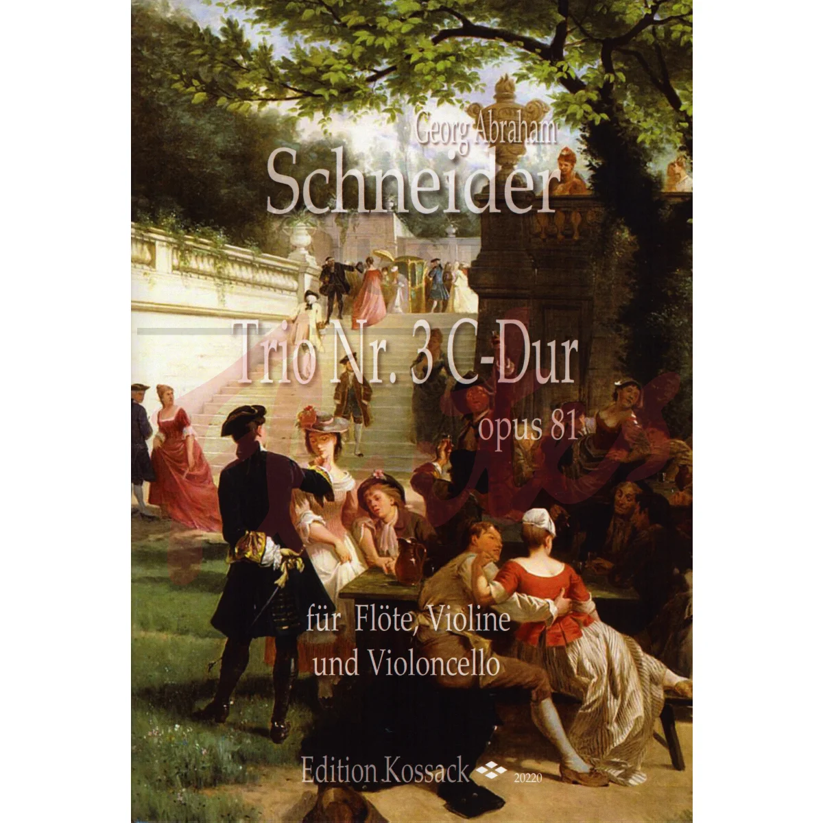 Trio No. 3 in C major for Flute, Violin and Cello