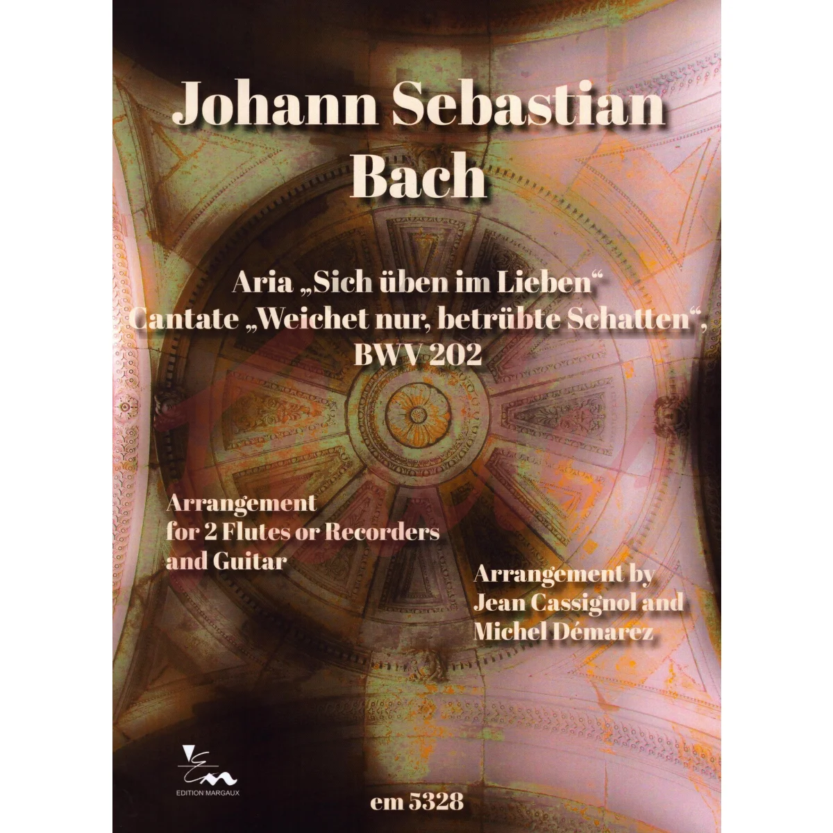 Aria &quot;Sich üben im Lieben&quot; for Two Flutes (or Recorders) and Guitar