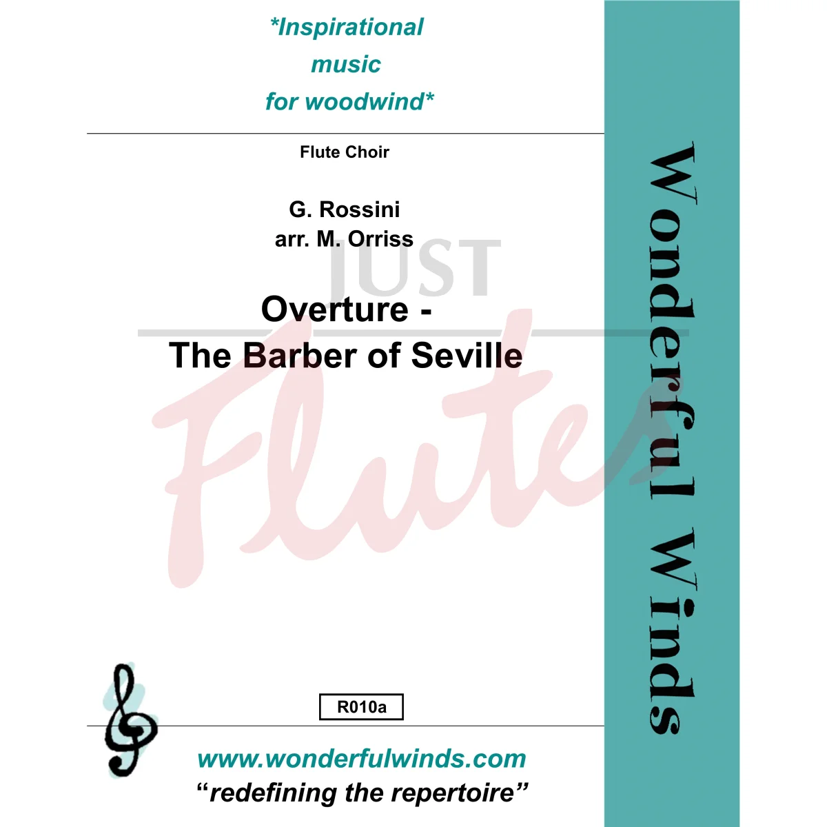Overture - Barber of Seville (abridged) for Flute Choir