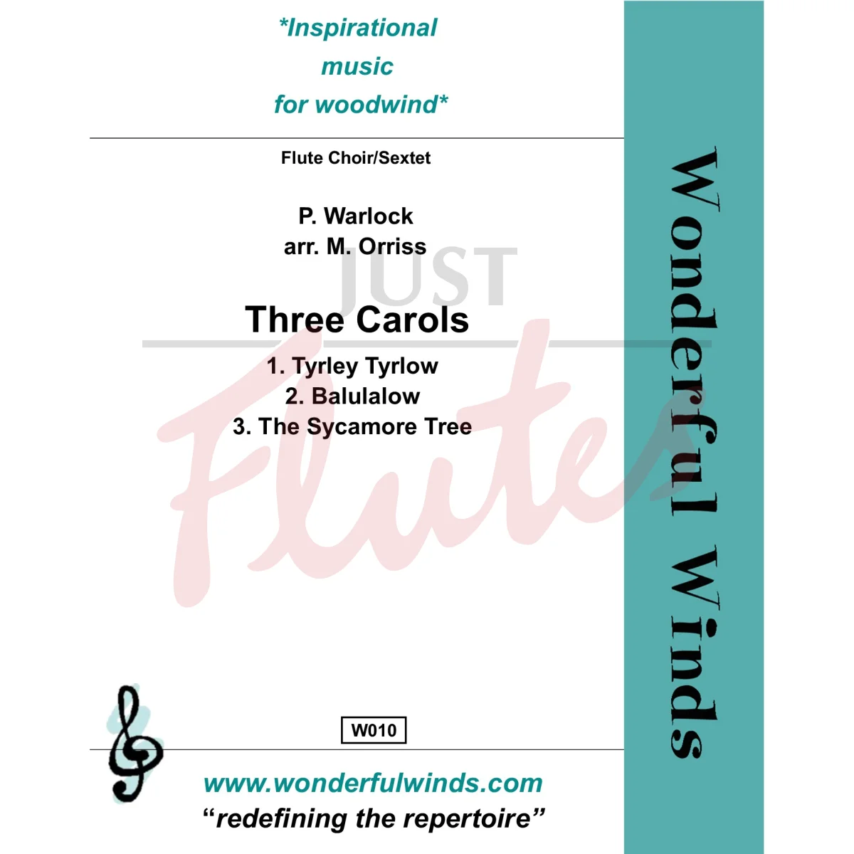 Three Carols for Flute Choir/Sextet